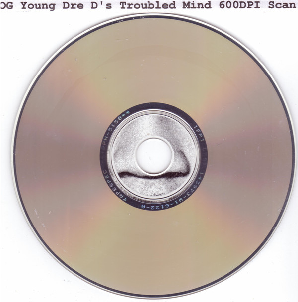 Troubled Mind By Young Dre D CD 1996 Recognize Records In Sacramento 